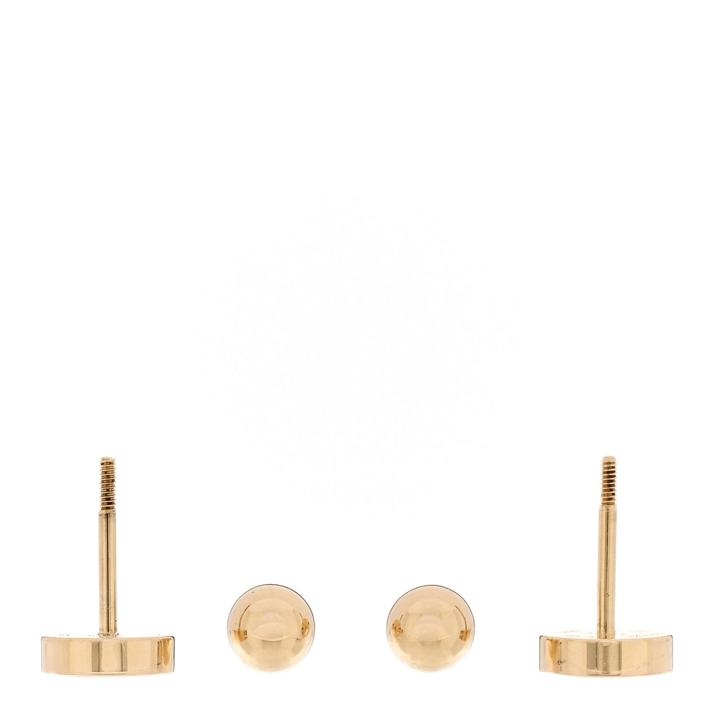 18K Yellow Gold LOVE Earrings