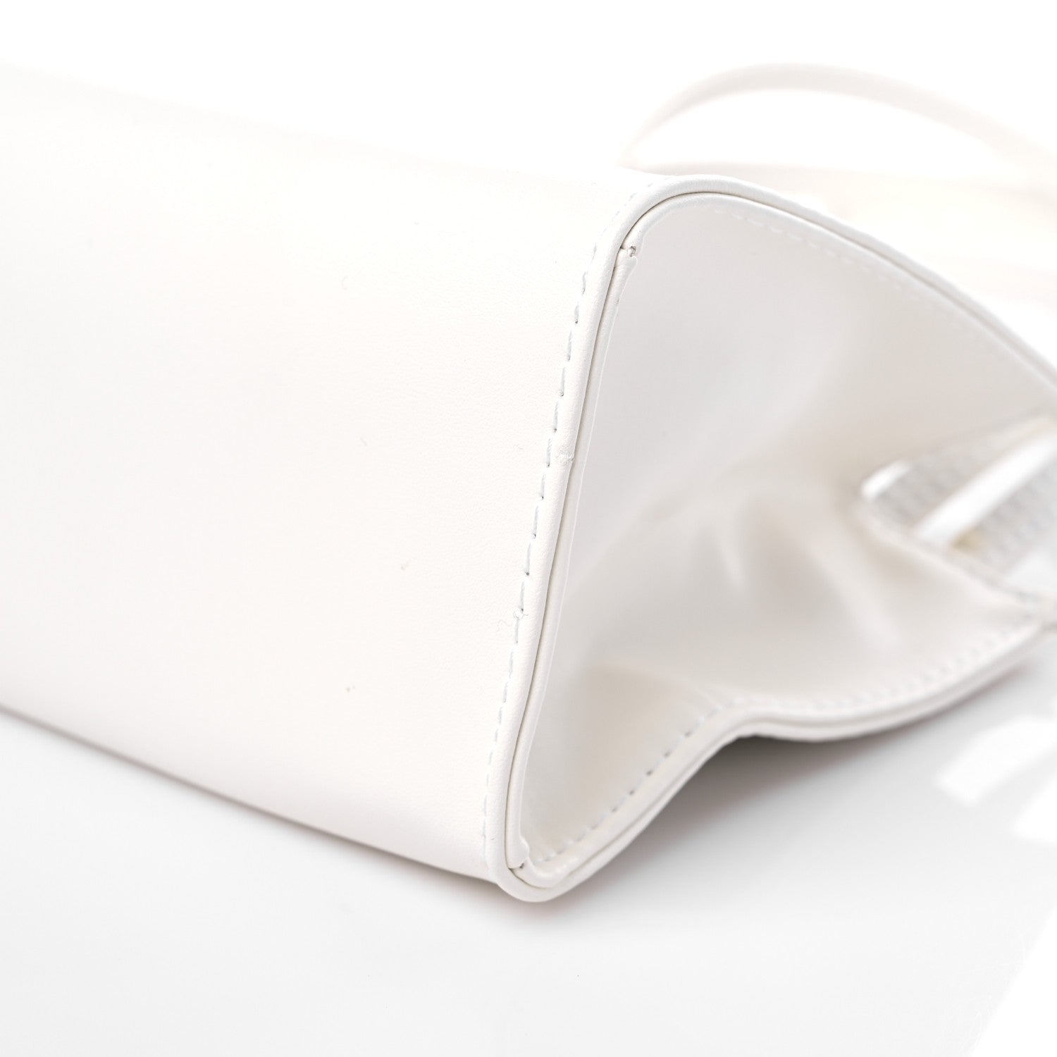 Telfar Vegan Leather Small Shopping Bag White 10 of 10