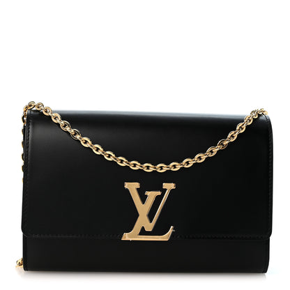 Louis Vuitton Calfskin Chain Louise GM NM Black 1 of 10
