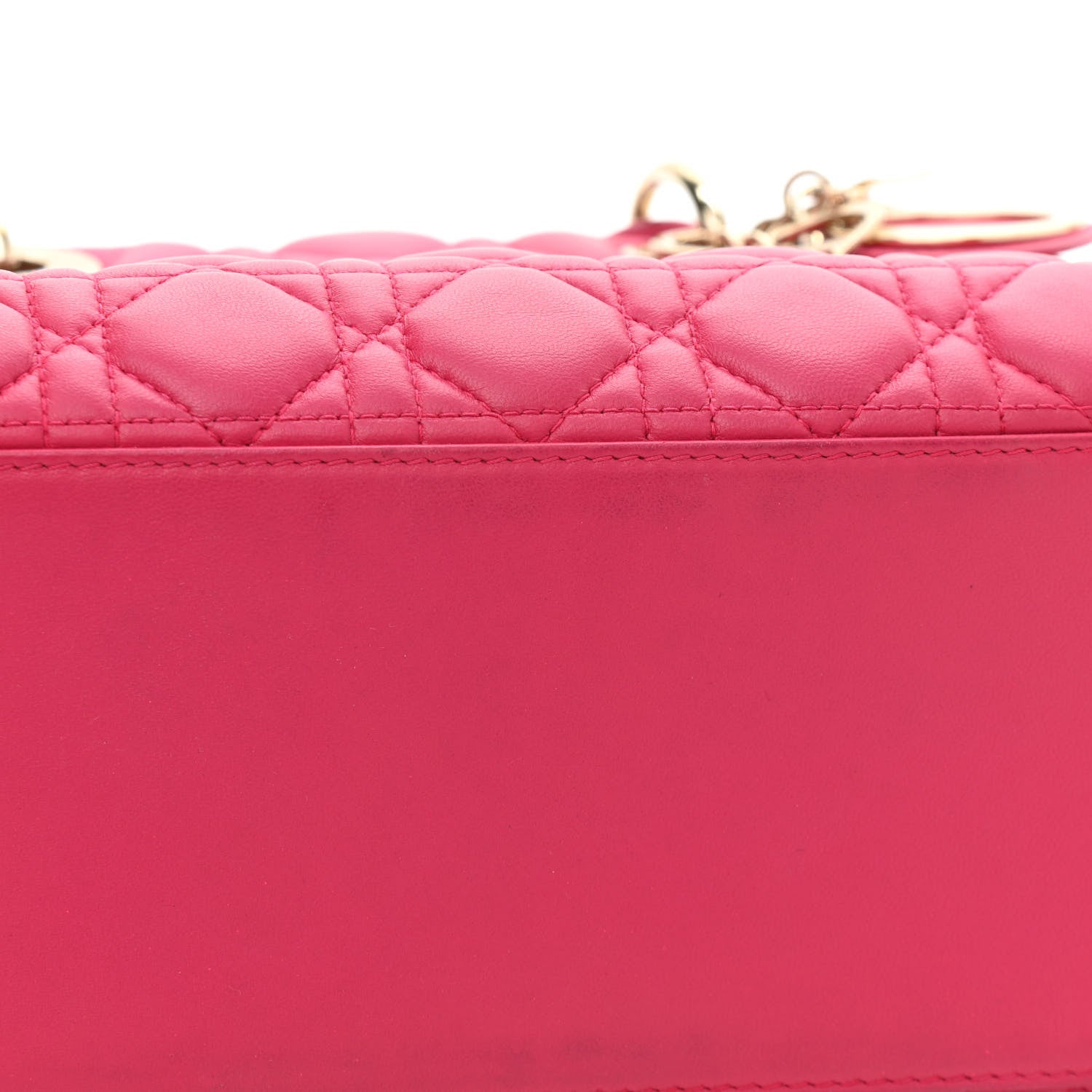 Christian Dior Lambskin Cannage Medium Lady Dior Pink 13 of 20