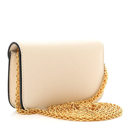 Valentino Garavani Calfskin Vlogo Micro Loco Shoulder Bag Light Ivory 3 of 10