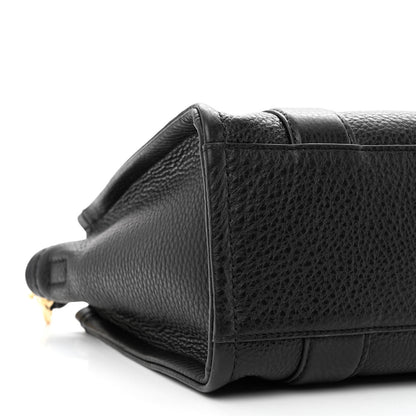 Marc Jacobs Grained Calfskin Small The Tote Bag Black 9 of 10