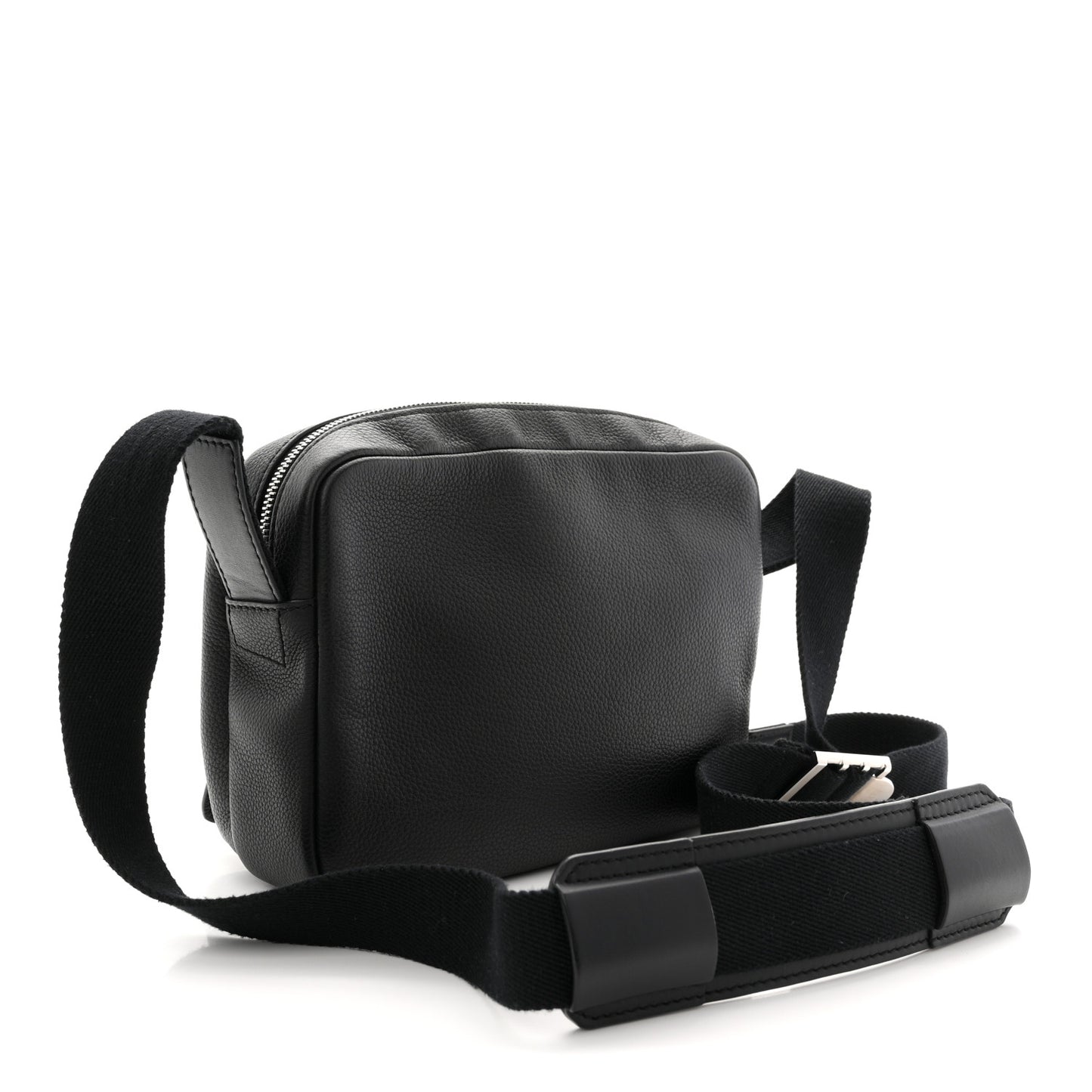 Soft Grained Calfskin XS Military Messenger Bag Black