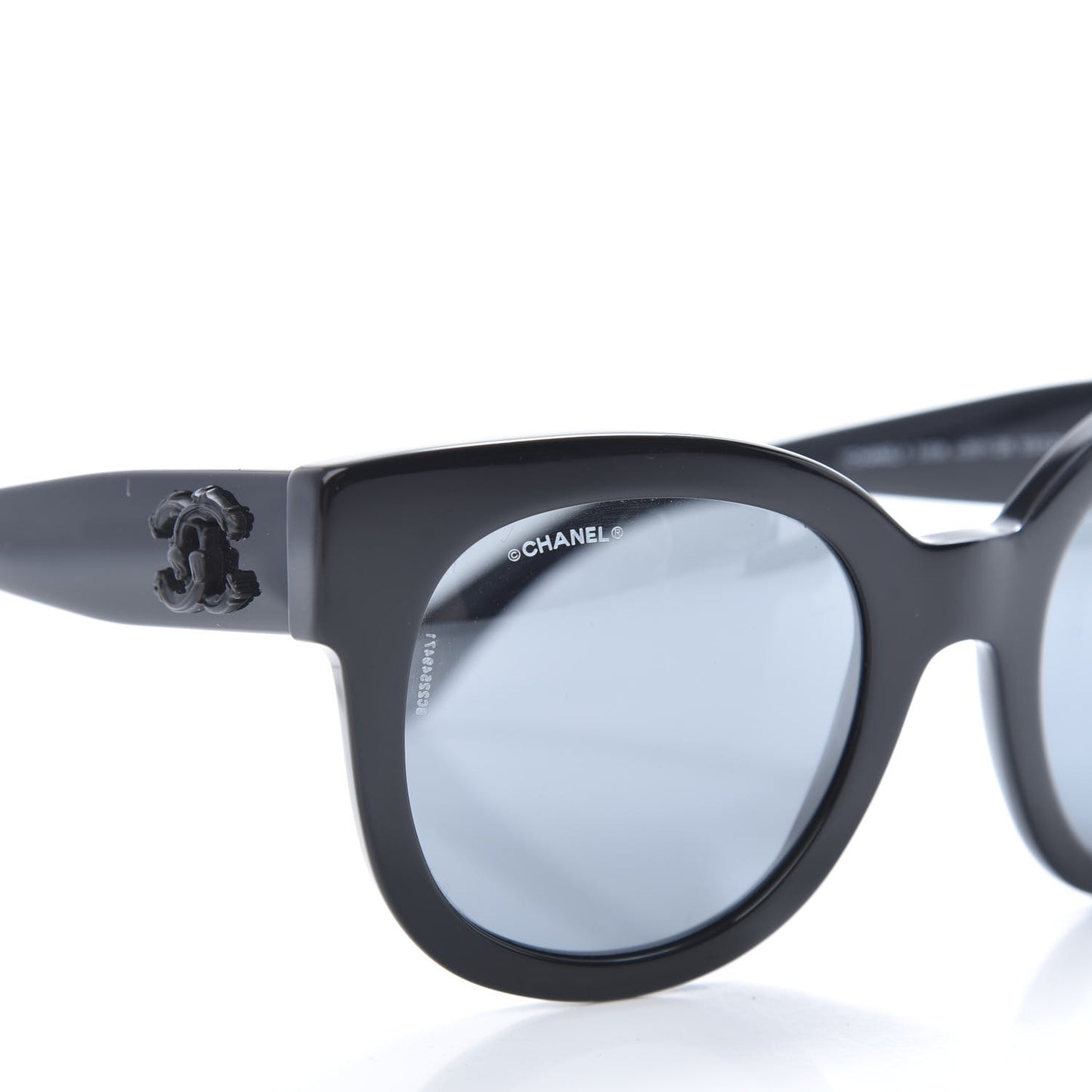 Acetate Butterfly Signature CC Sunglasses 5358 Black