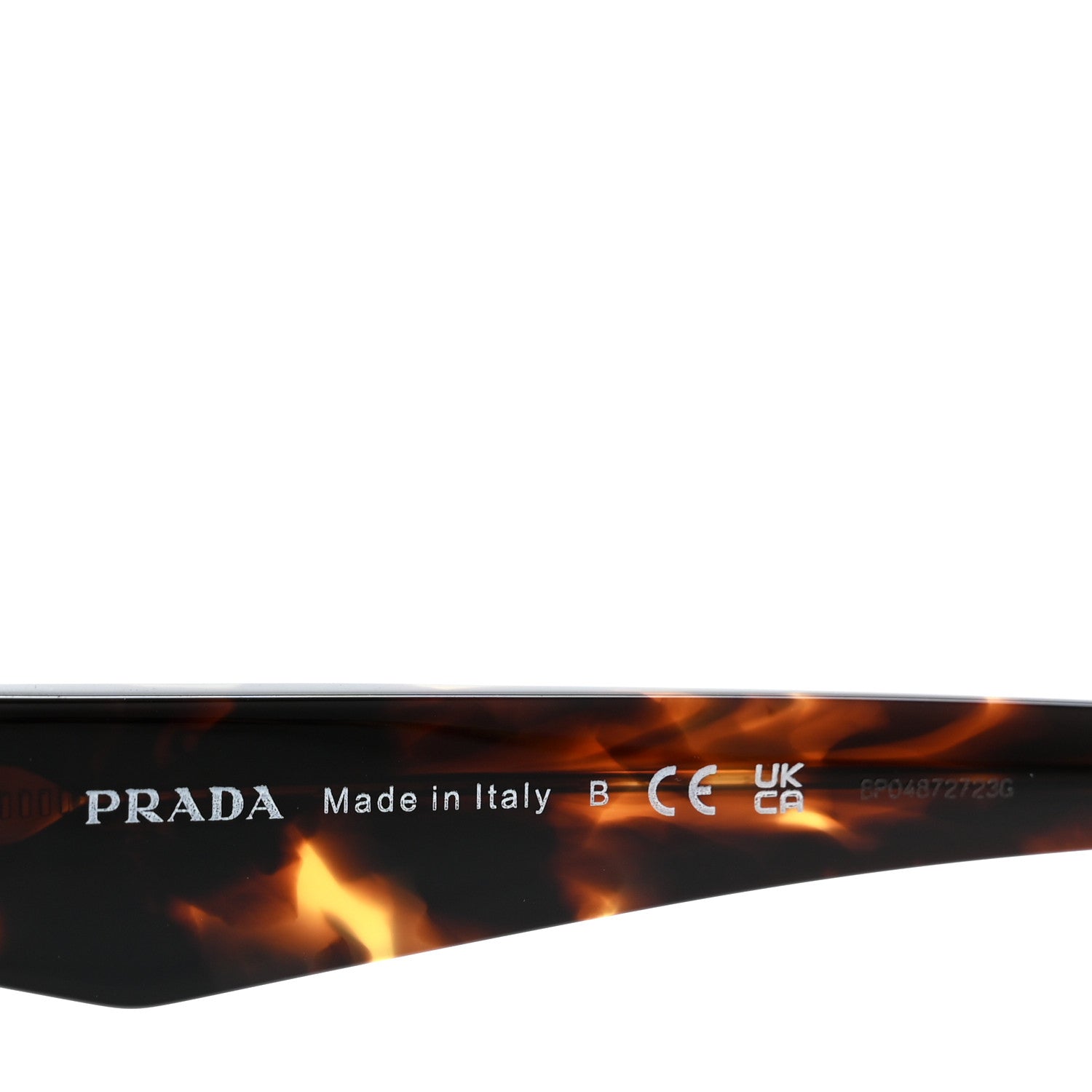 Prada Acetate Oval Sunglasses SPR 26Z Tortoise 5 of 8