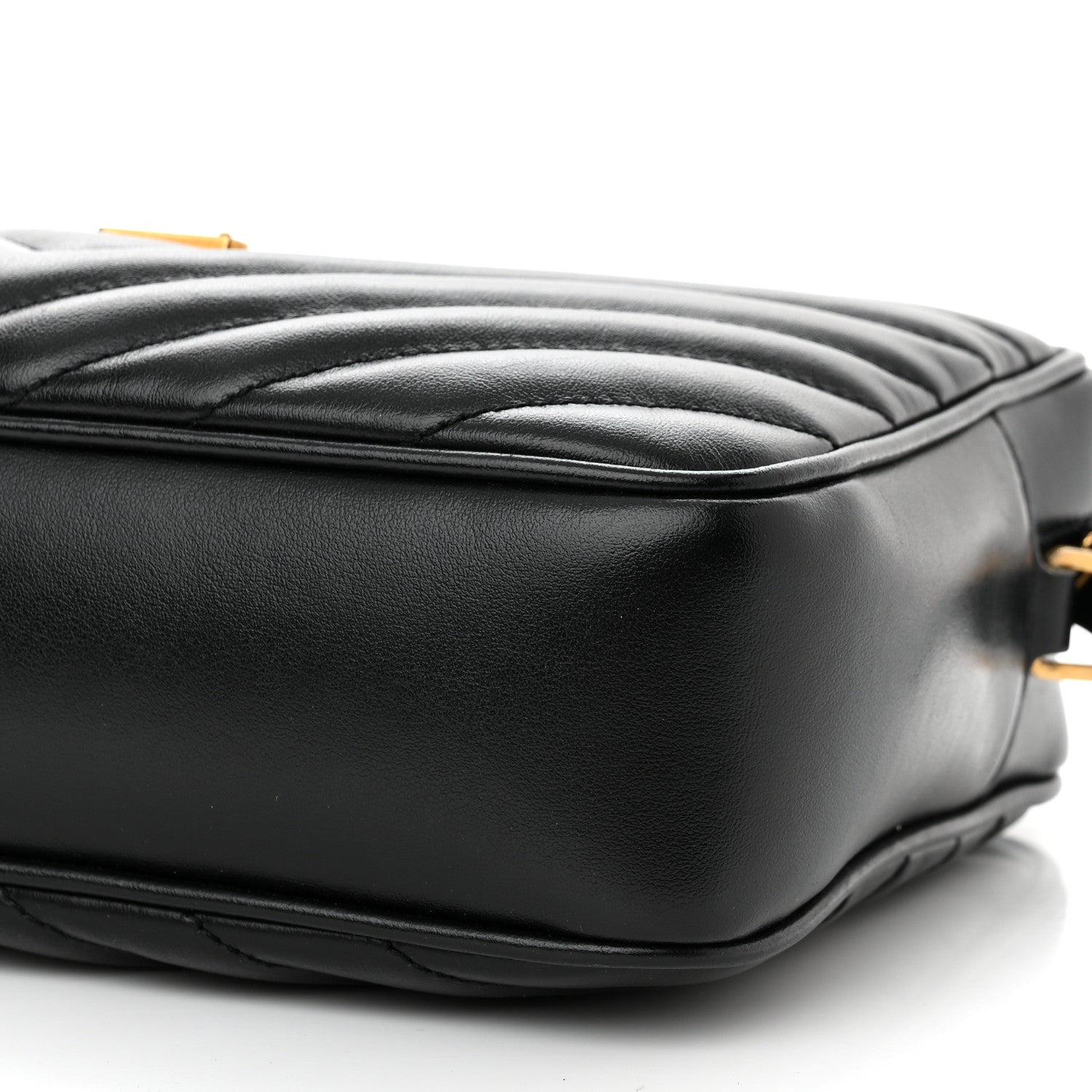 Saint Laurent Calfskin Matelasse Monogram Lou Camera Bag Black 10 of 11