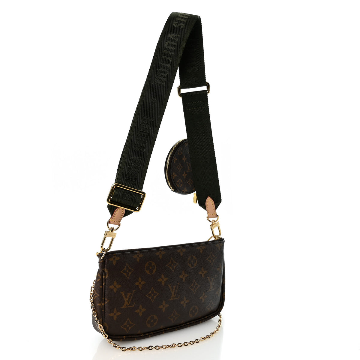 Monogram Multi Pochette Accessories Kaki
