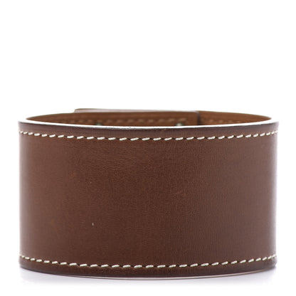 Hermes Natural Barenia Kelly Dog Cuff Fauve 5 of 8