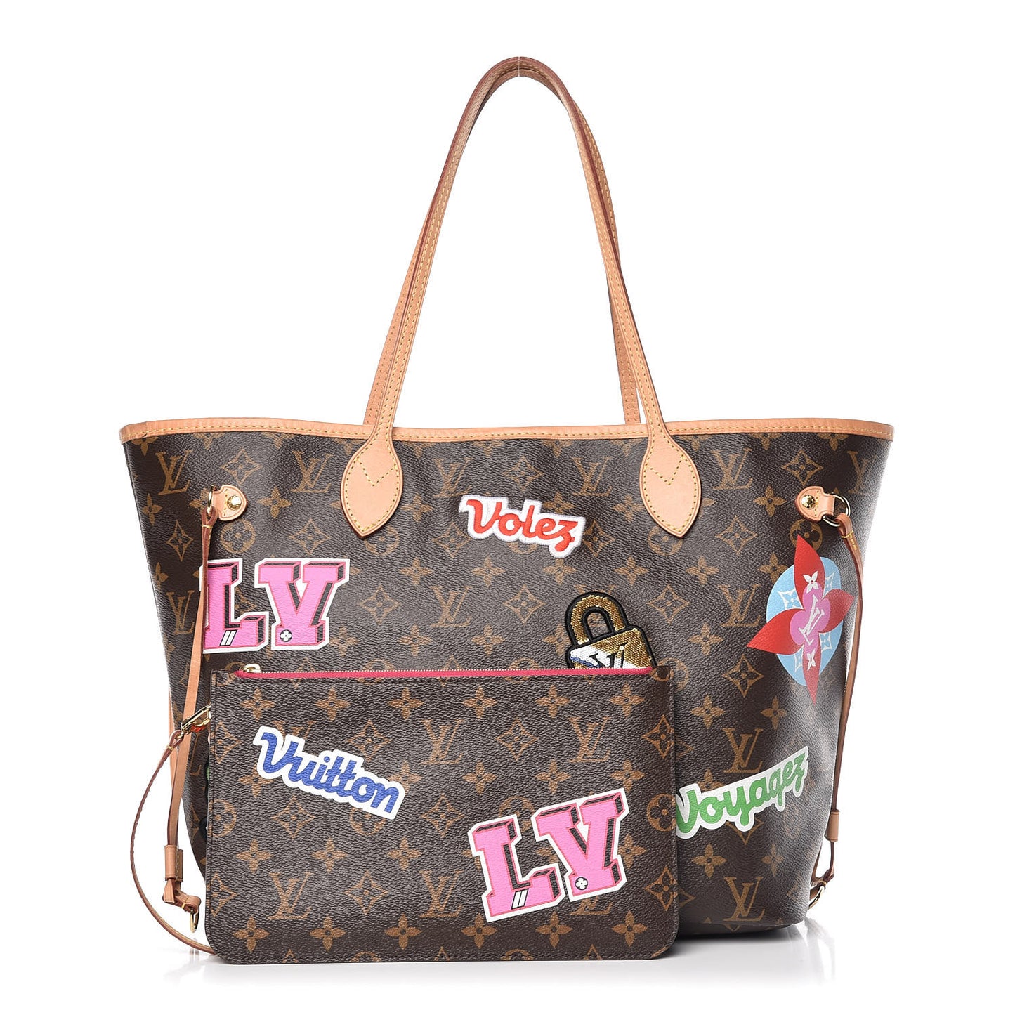 Monogram Travel Stickers Neverfull MM