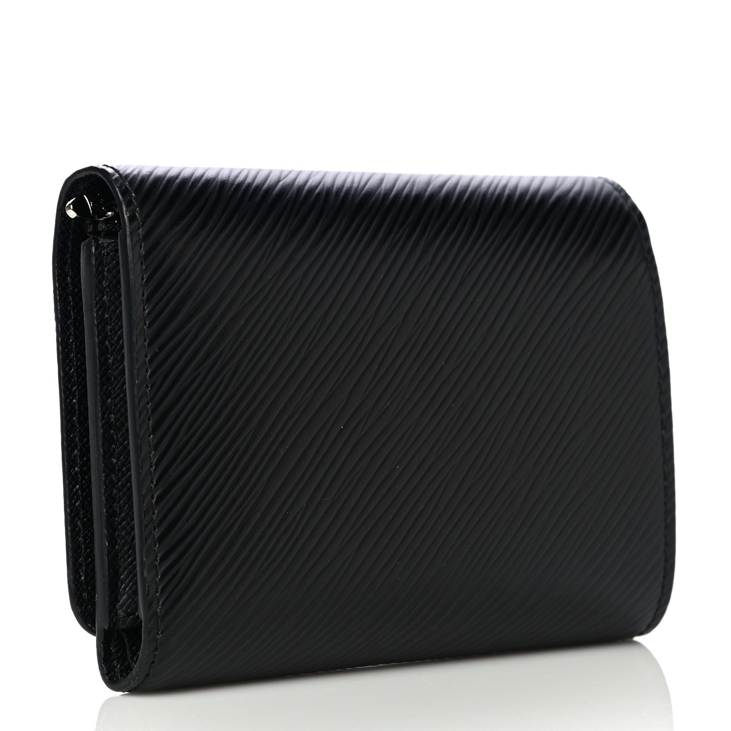 Louis Vuitton Epi Twist Compact Wallet Black 2 of 12