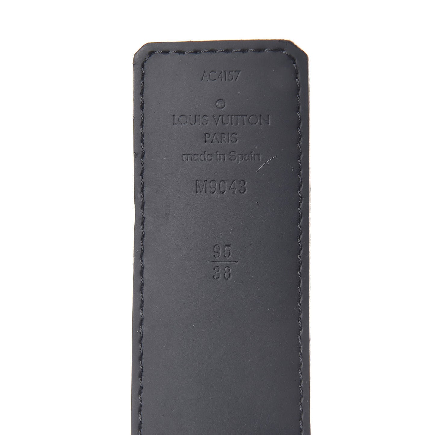 Monogram Eclipse Taigarama 40mm LV Initiales Reversible Belt 95 38 Black
