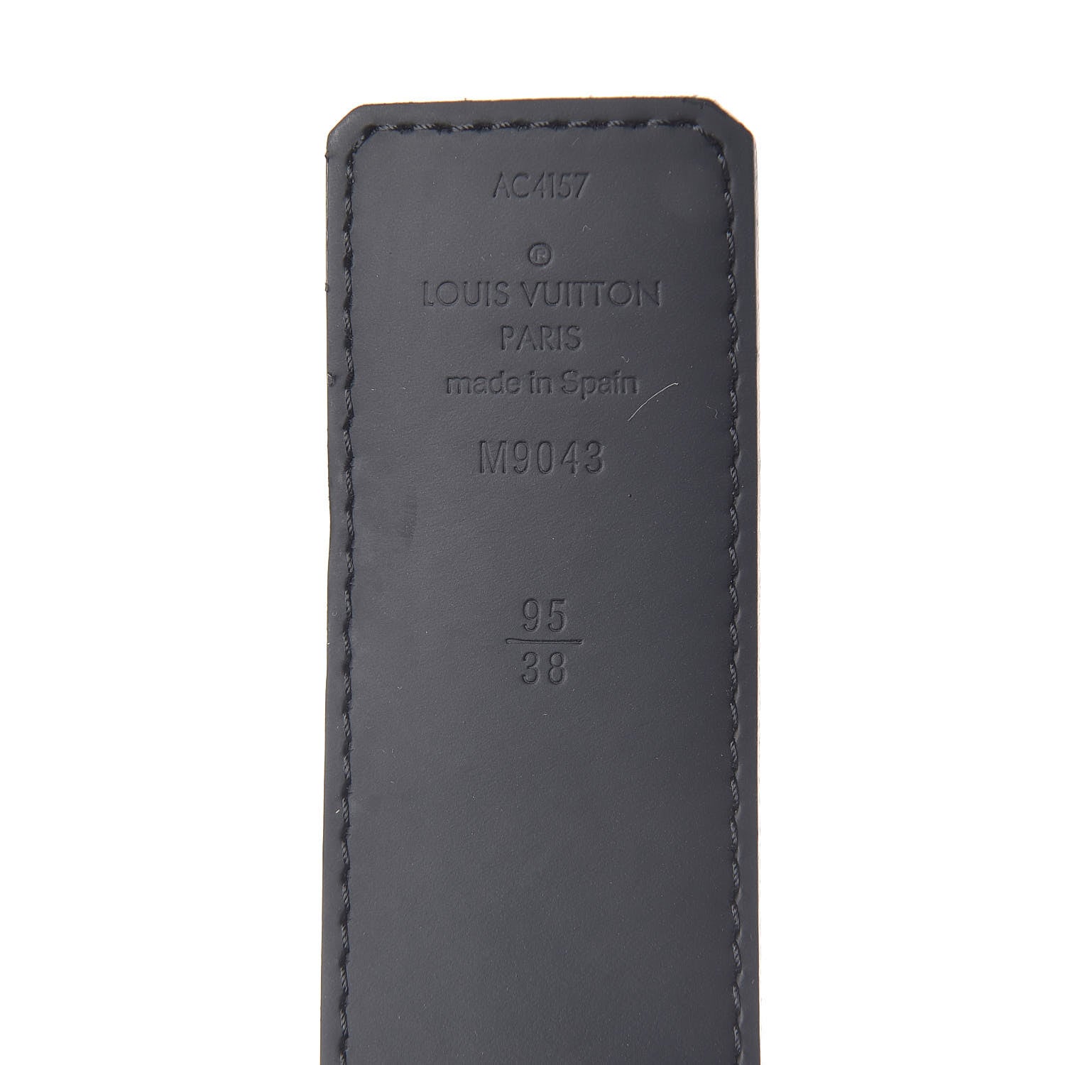 Louis Vuitton Monogram Eclipse Taigarama 40mm LV Initiales Reversible Belt 95 38 Black 6 of 6