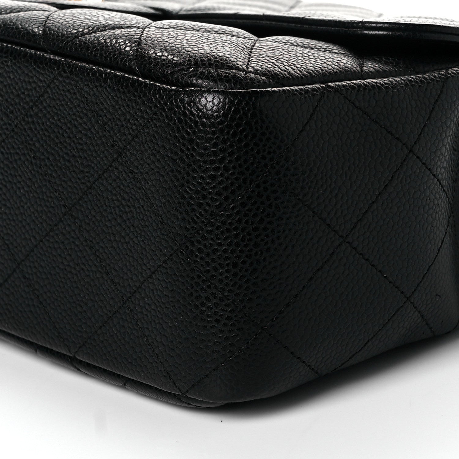 Chanel Caviar Quilted Jumbo Single Flap Black 9 of 10