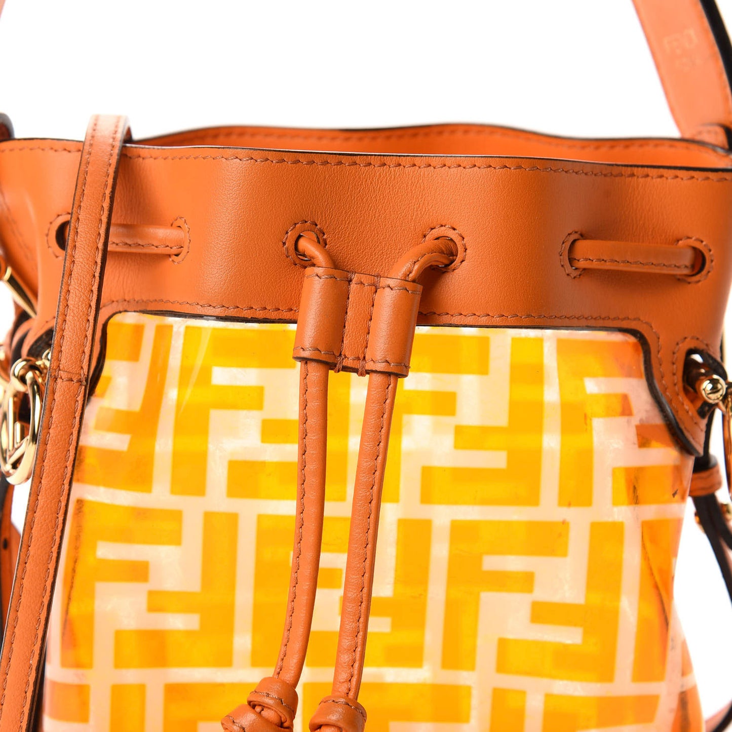 TPU FF Vitello Grace F is Fendi Mini Mon Tresor Bucket Bag Aranciata