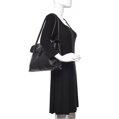 Chanel Calfskin Large Flap Tote Black 2 of 18