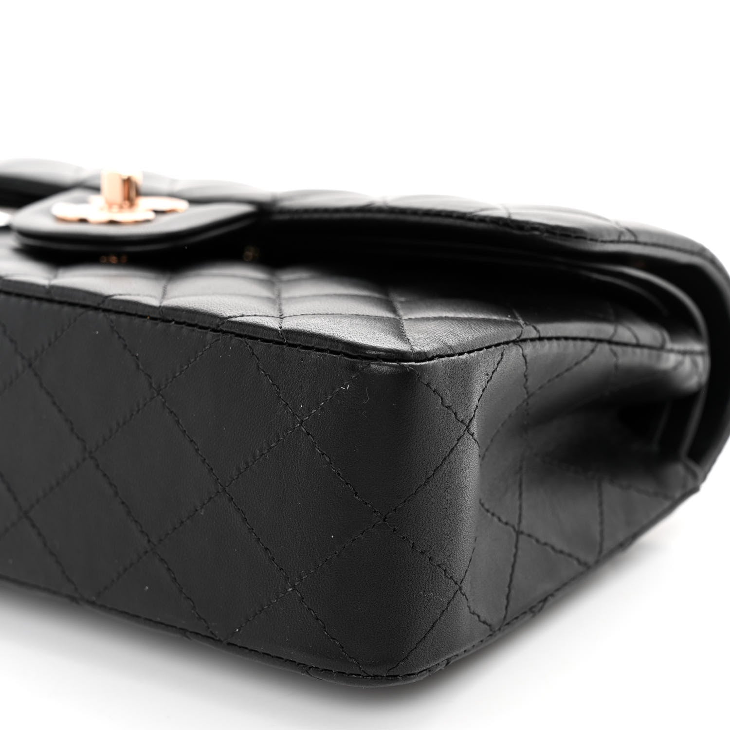 Chanel Lambskin Quilted Small Double Flap Black 10 of 10