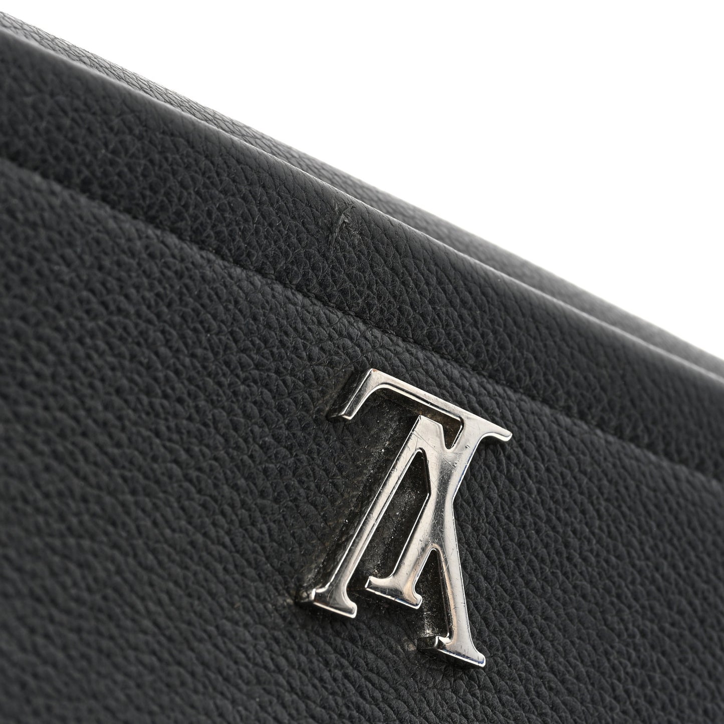 Calfskin Lockme II Wallet Black