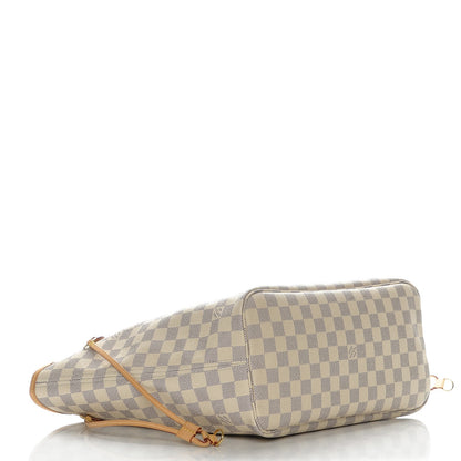 Louis Vuitton Damier Azur Neo Neverfull MM Rose Ballerine 4 of 10