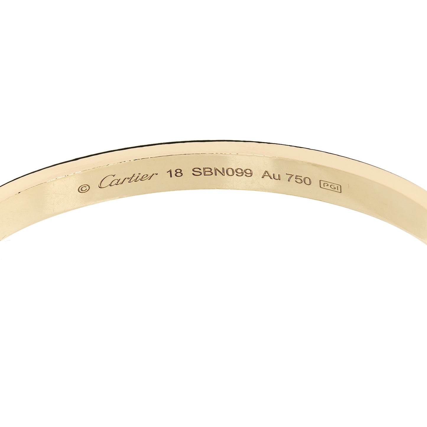 18K Yellow Gold LOVE Bracelet 18