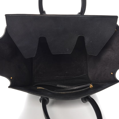 Celine Crisped Calfskin Mini Tie Knot Tote Black 5 of 11