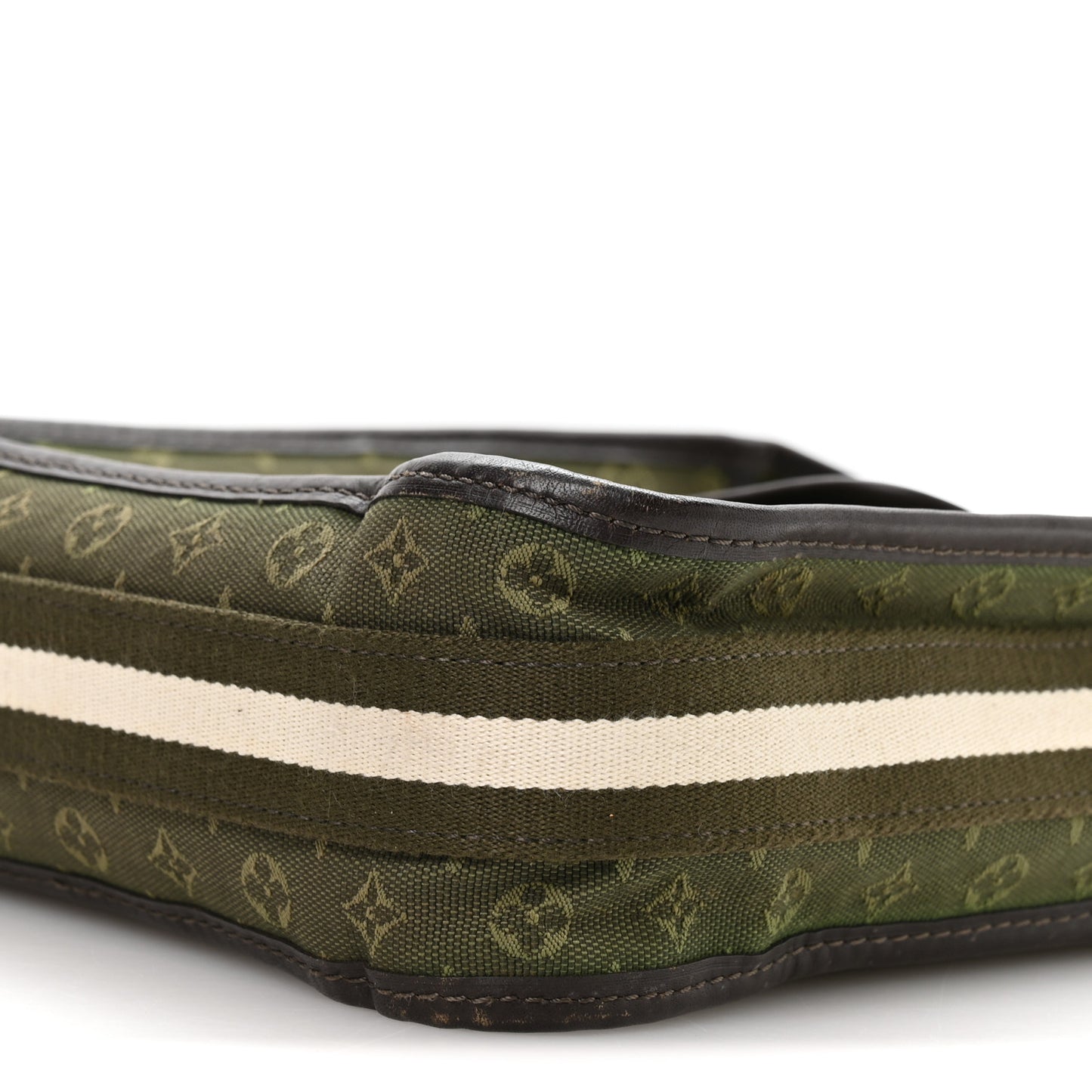 Mini Monogram Besace Mary Kate Kaki