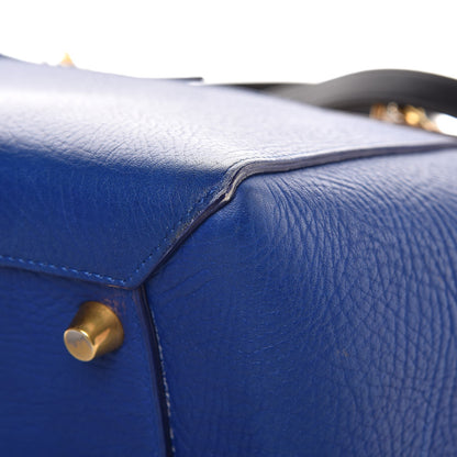 Celine Elephant Calfskin Mini Tri-Color Belt Bag Indigo 14 of 15