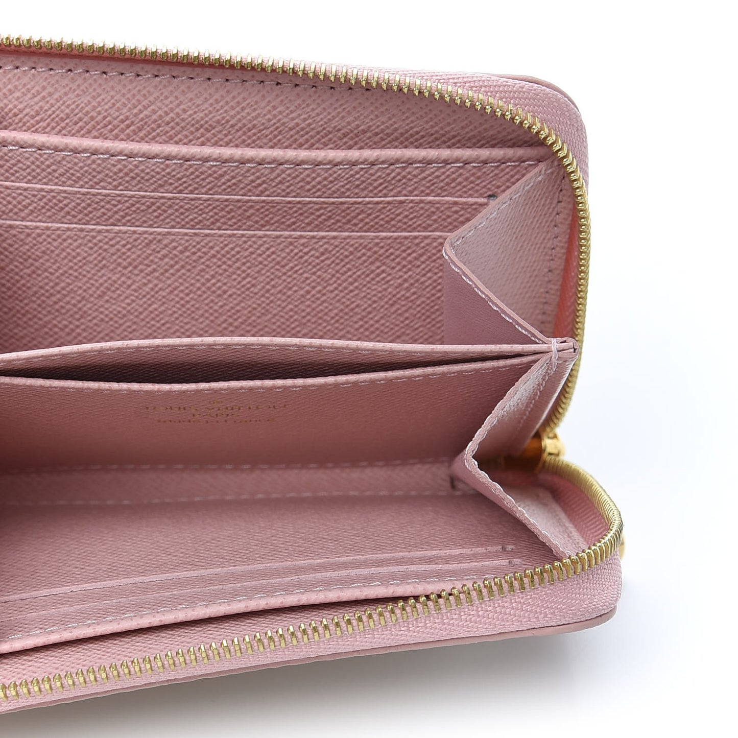 Damier Azur Zippy Coin Purse Rose Ballerine