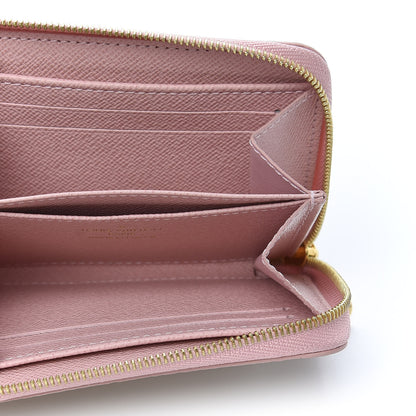 Louis Vuitton Damier Azur Zippy Coin Purse Rose Ballerine 5 of 7
