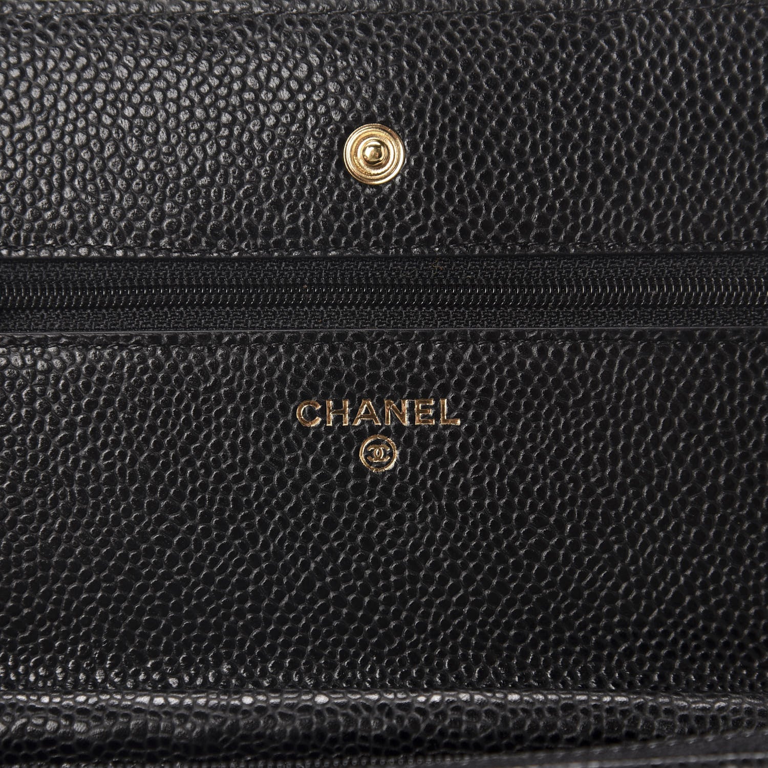 Chanel Caviar Quilted Wallet On Chain WOC Black 8 of 12