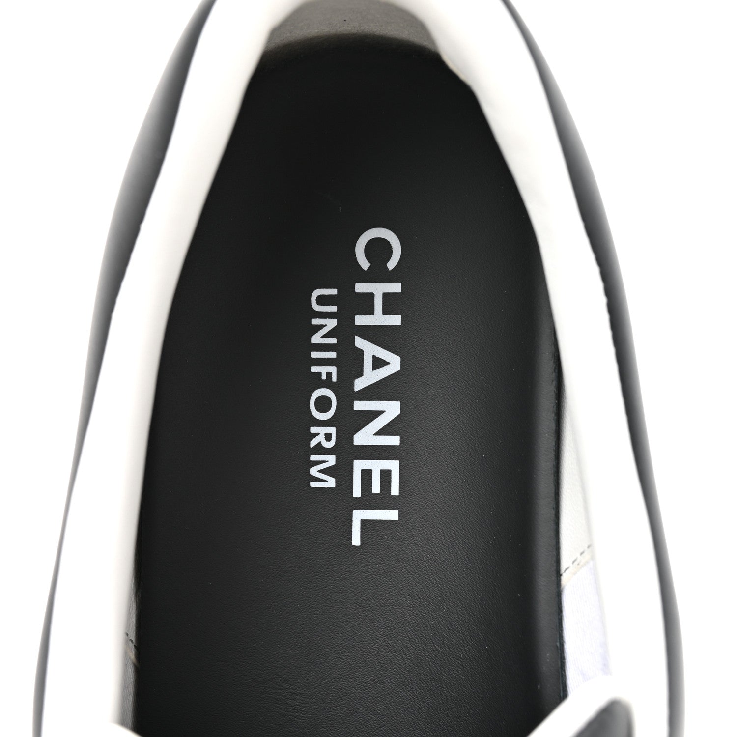 Chanel Calfskin CC Mens Sneakers 46 Black 9 of 11