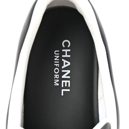 Chanel Calfskin CC Mens Sneakers 46 Black 9 of 11
