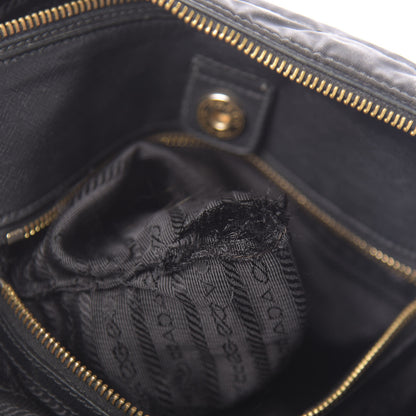 Prada Tessuto Nylon Saffiano Tote Black 9 of 13