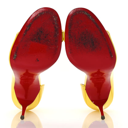 Christian Louboutin Patent Toboggan 100 Pumps 40.5 Sun 7 of 12