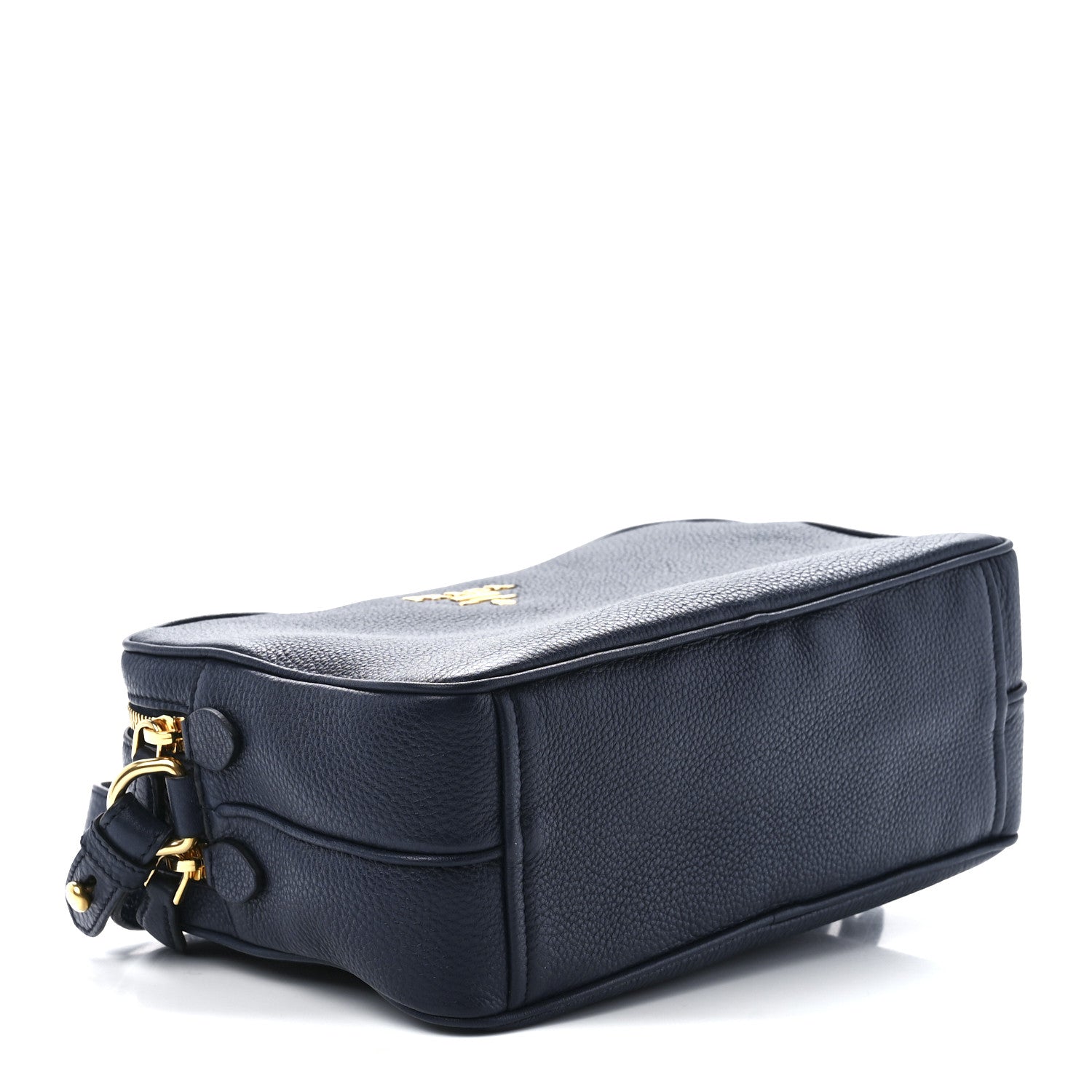 Prada Vitello Phenix Camera Bag Baltico 3 of 11