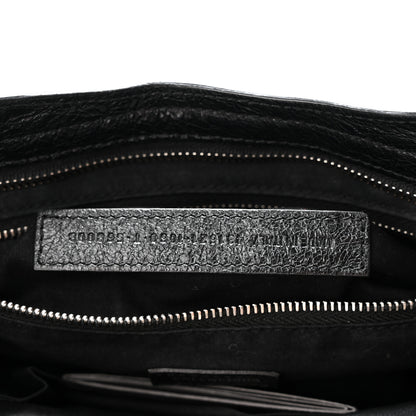 Balenciaga Agneau Classic Hardware S City Logo Strap Black White 8 of 11
