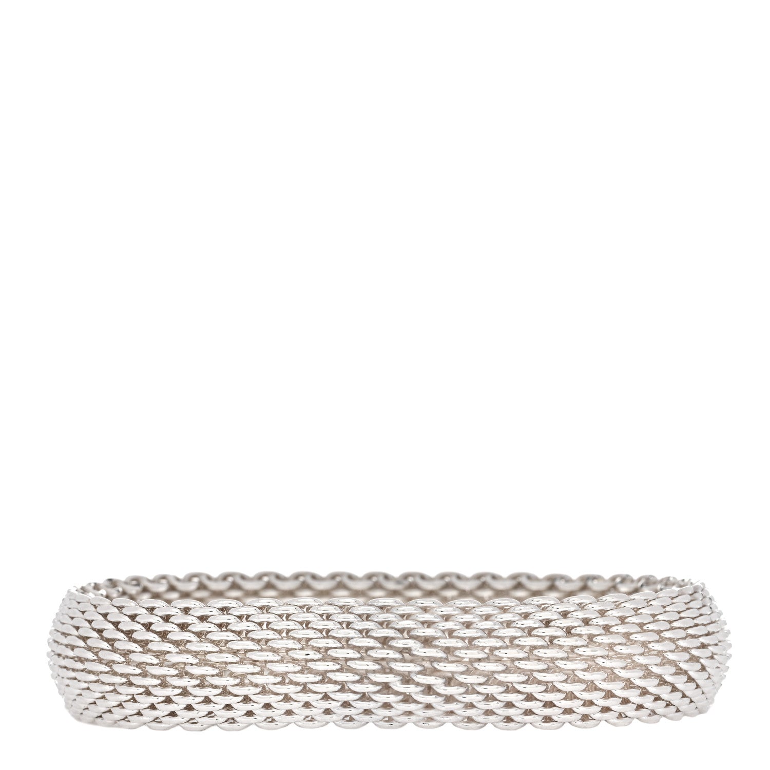 Tiffany Sterling Silver Somerset Mesh Bracelet 2 of 3