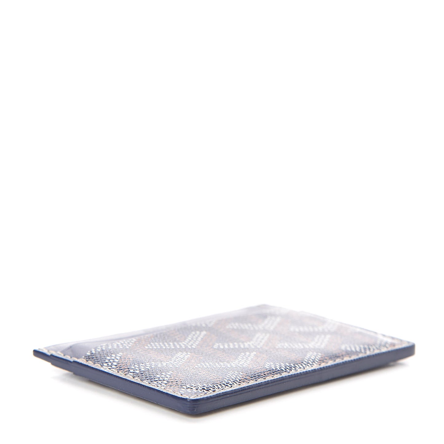 Goyardine Saint Sulpice Card Holder Navy