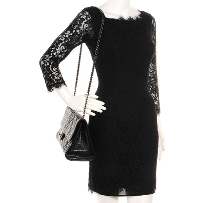Chanel Crumpled Grained Calfskin CC Crave Jumbo Flap Black 2 of 8