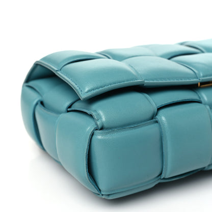 Bottega Veneta Lambskin Maxi Intreccio Padded Chain Cassette Crossbody Bag Linoleum 9 of 10