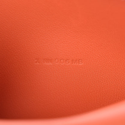 Hermes Togo Dogon Recto Verso Wallet Orange Poppy Rose Candy 8 of 10