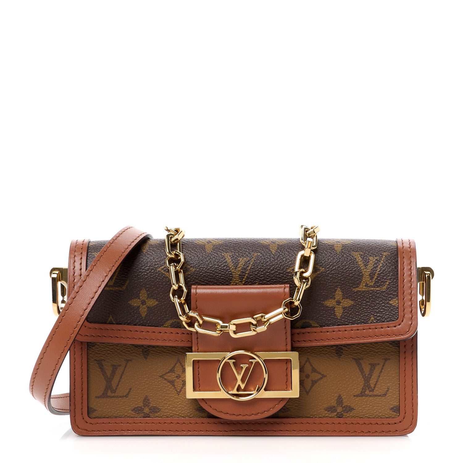 Louis Vuitton Reverse Monogram Dauphine Mini East West 1 of 13