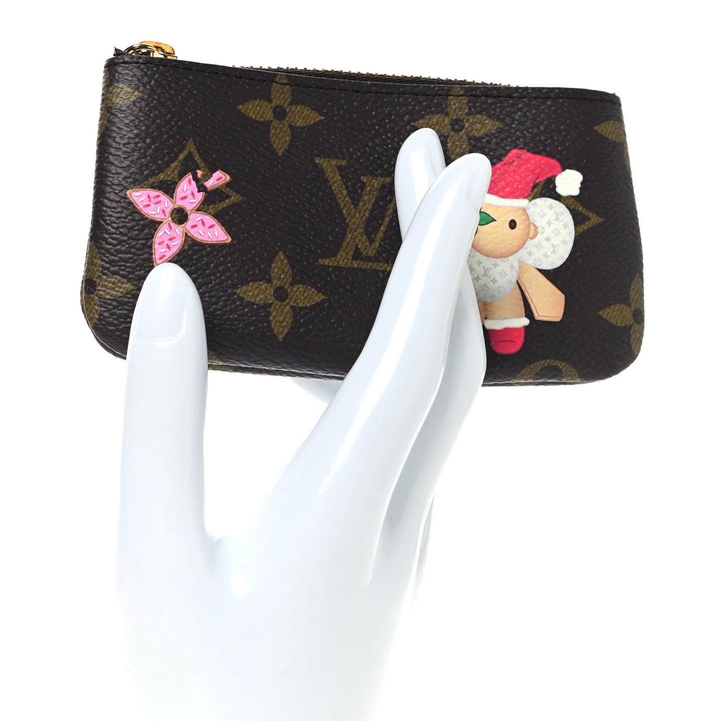 Monogram 2024 Christmas Animation Candy Factory Key Pouch Candy Red