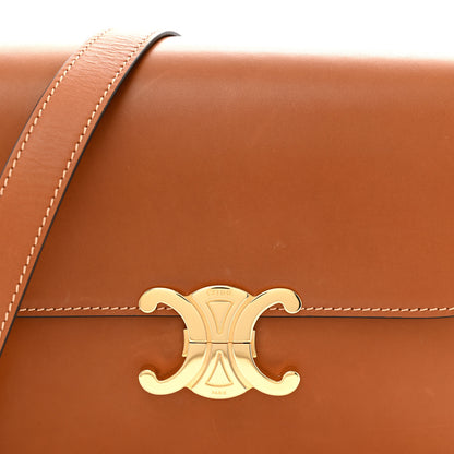 Celine Natural Calfskin Medium Triomphe Tan 9 of 11