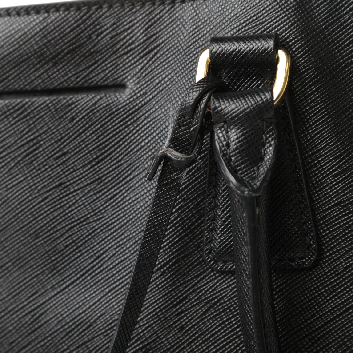 Prada Saffiano Lux Large Tote Black 20 of 21