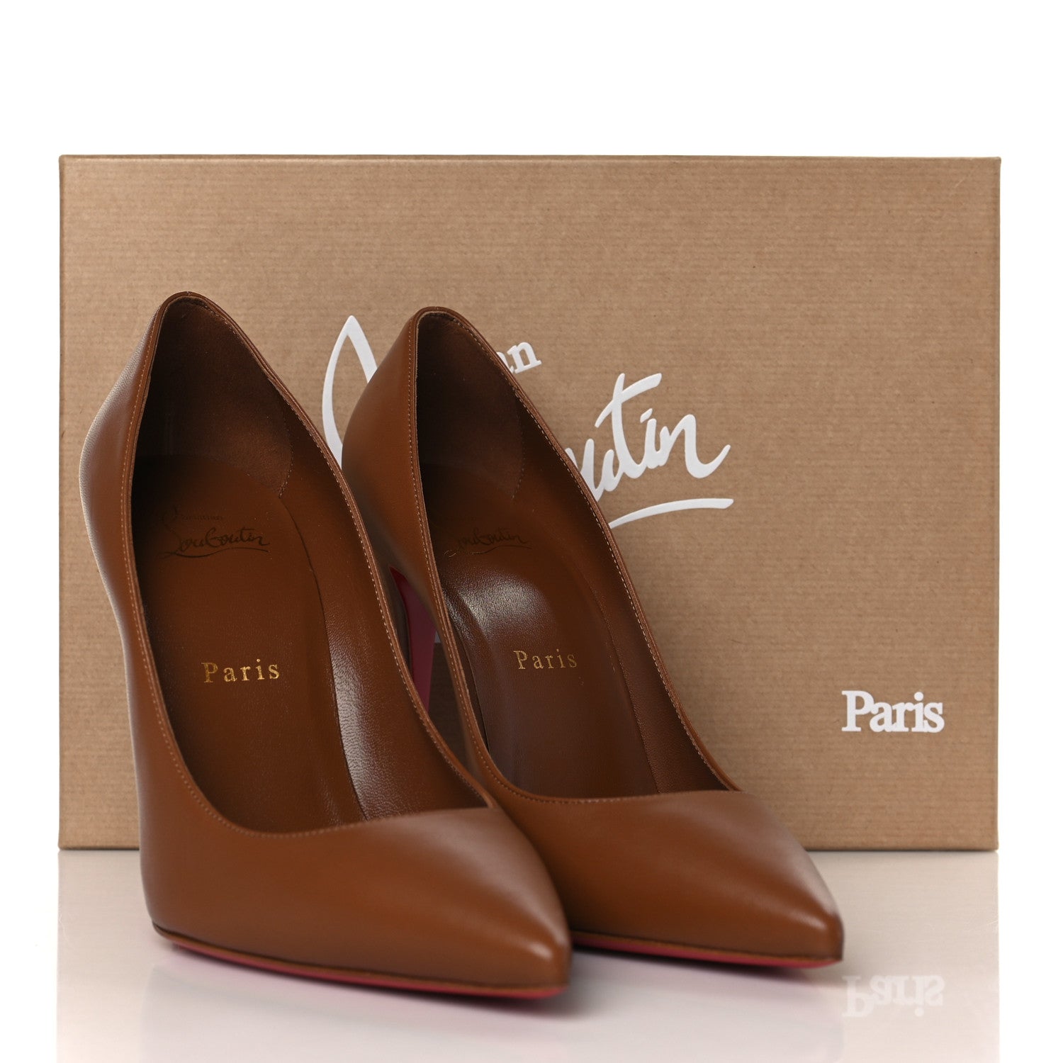 Christian Louboutin Nappa Kate 100 Pumps 38 Nude 5 9 of 9