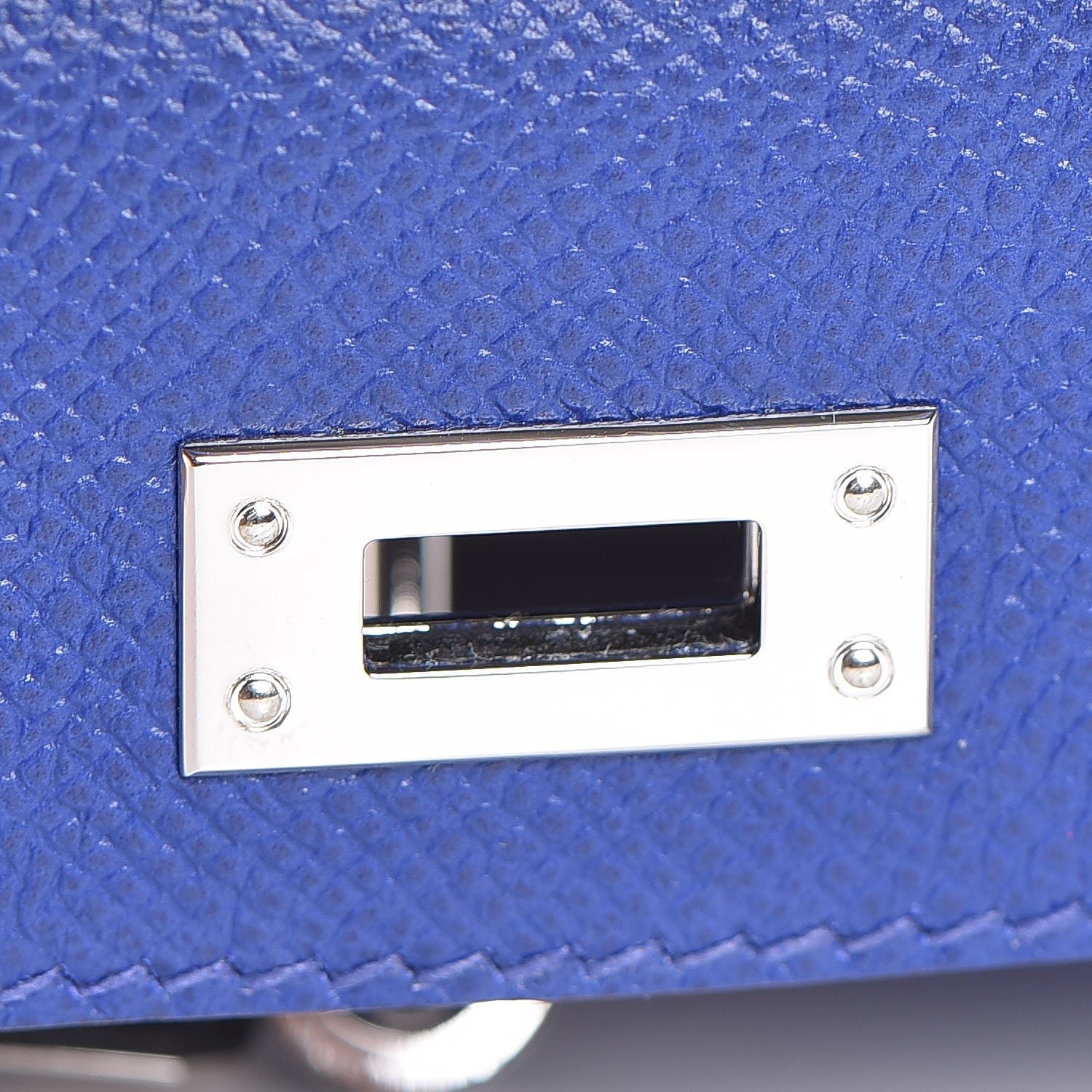 Hermes Epsom Mini Kelly Sellier 20 Bleu Electrique 23 of 35