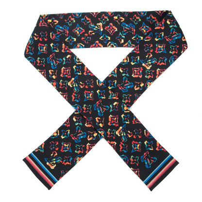 Louis Vuitton Silk Monogram Rainbow Bandeau Black 1 of 4