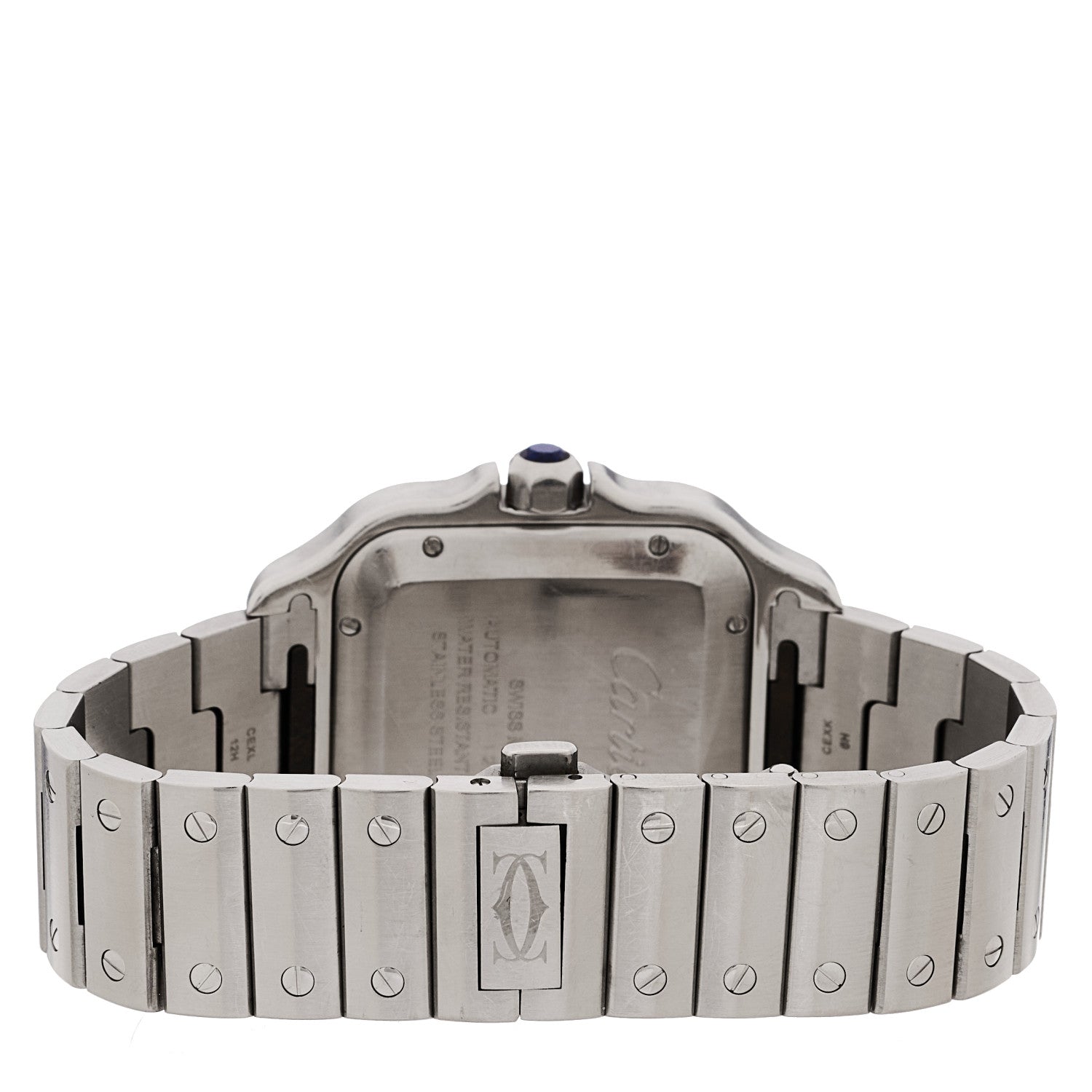 Cartier Stainless Steel 39.8mm Santos De Cartier Automatic Watch 3 of 4