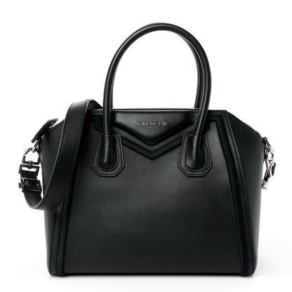 Givenchy Calfskin Small Embroidered Frame Antigona Black 1 of 12
