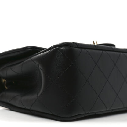 Chanel Lambskin Quilted Mini Rectangular Flap Black 9 of 11